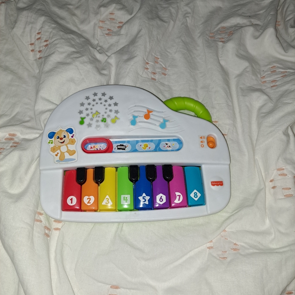 Fisher Price Colorful Musical Toy Piano for Kids